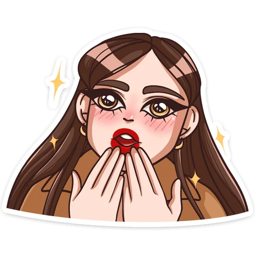 😮 Стикер «Нэнси» для Telegram