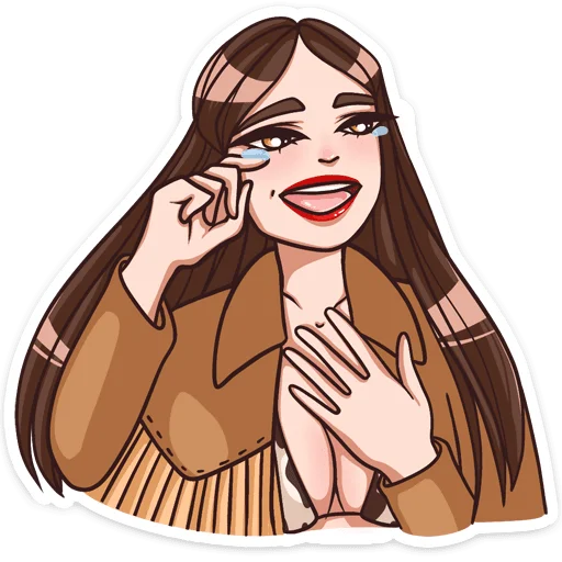 😅 Стикер «Нэнси» для Telegram