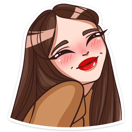 ☺️ Стикер «Нэнси» для Telegram