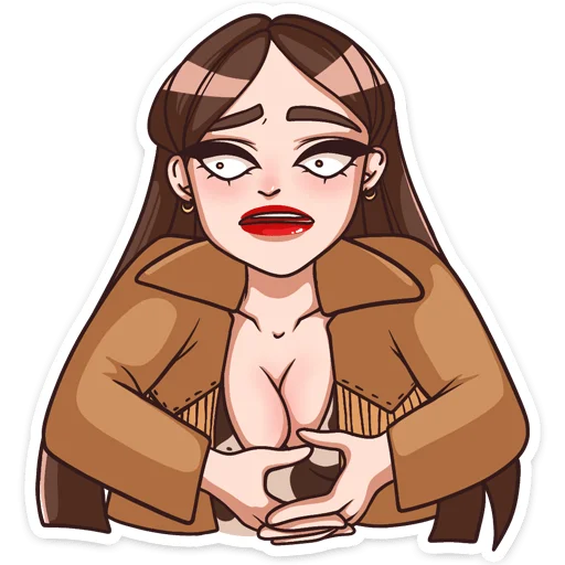 😬 Стикер «Нэнси» для Telegram