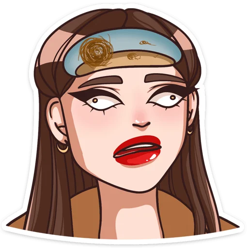 🤪 Стикер «Нэнси» для Telegram