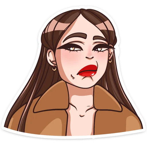 🤢 Стикер «Нэнси» для Telegram