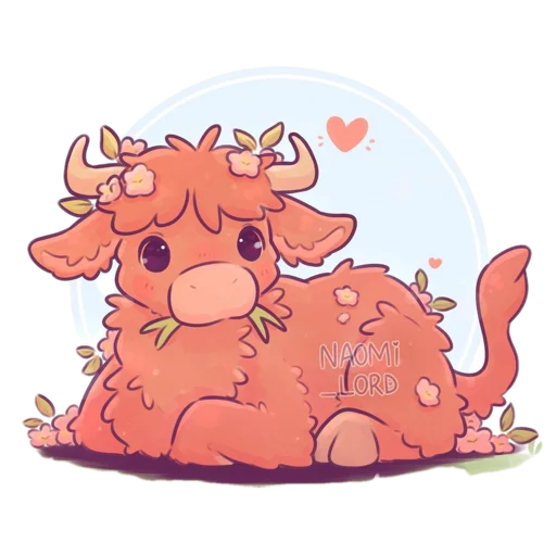 🐮 Стикер «Nami_lord animals» для Telegram