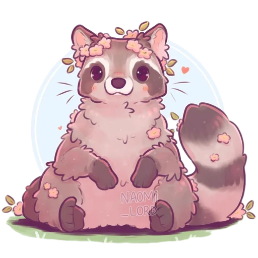 🦝 Стикер «Nami_lord animals» для Telegram
