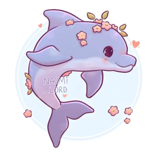 🐬 Стикер «Nami_lord animals» для Telegram