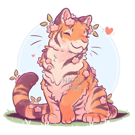 🐯 Стикер «Nami_lord animals» для Telegram