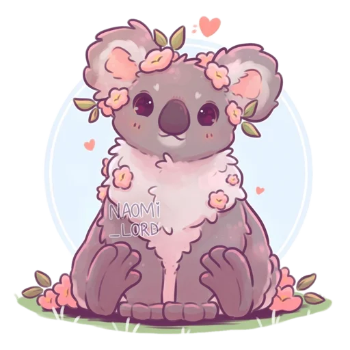 🐨 Стикер «Nami_lord animals» для Telegram