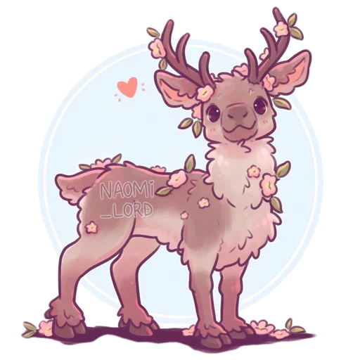 🦌 Стикер «Nami_lord animals» для Telegram