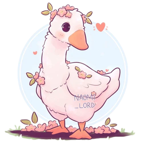🦢 Стикер «Nami_lord animals» для Telegram