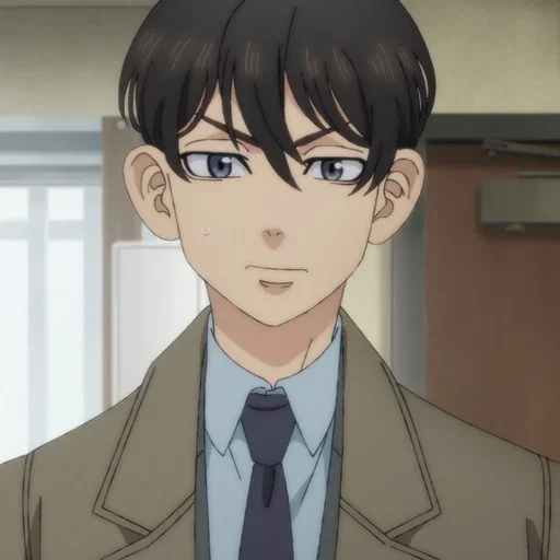 🫥 Стикер «Naoto Tachibana Tokyo revengers» для Telegram