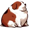 🐶 Эмодзи «нарисованные собачки» для Telegram