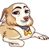 🐶 Эмодзи «нарисованные собачки» для Telegram
