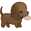 🐶 Эмодзи «нарисованные собачки» для Telegram