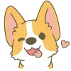 🐶 Эмодзи «нарисованные собачки» для Telegram