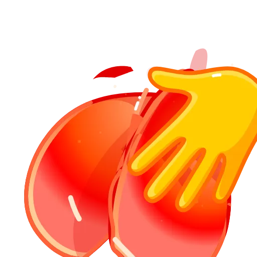 🍑 Стикер «Смайлики» для Telegram
