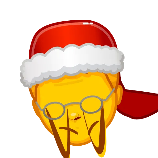 🧑‍🎄 Стикер «Смайлики» для Telegram