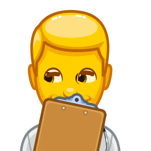 👨‍⚕ Стикер «Смайлики» для Telegram