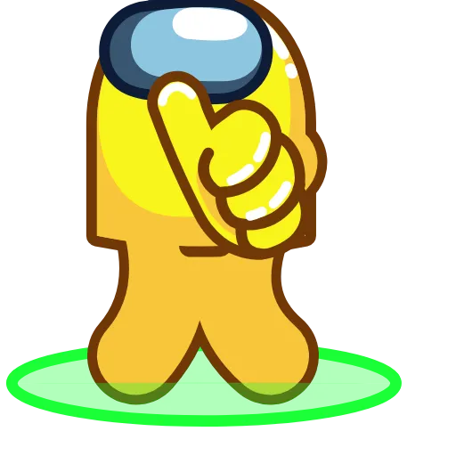 👍 Стикер «?Наркомания Among Us?» для Telegram