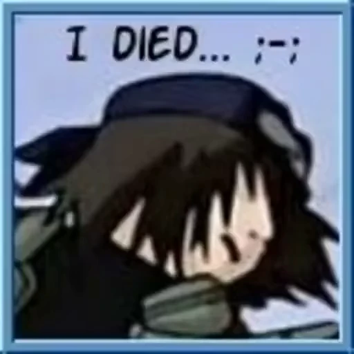 💀 Стикер «NaRuTo 2009» для Telegram