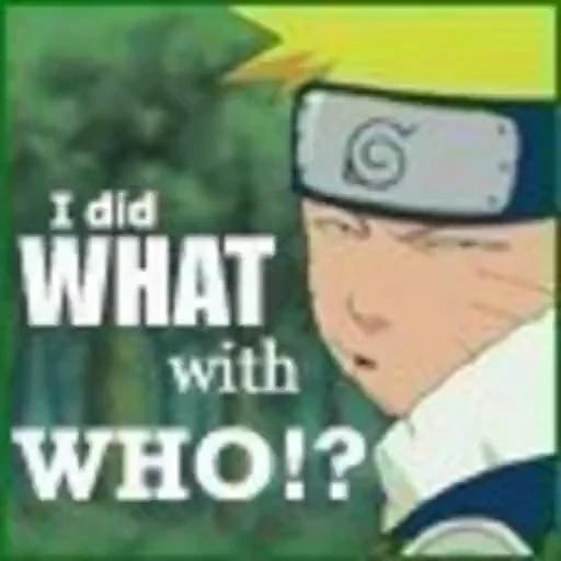 🤨 Стикер «NaRuTo 2009» для Telegram
