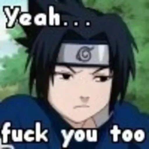 😡 Стикер «NaRuTo 2009» для Telegram