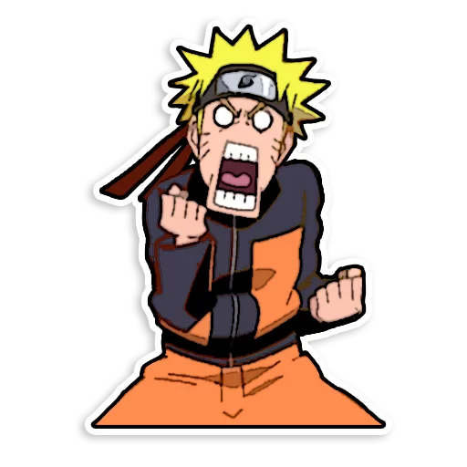 😡 Стикер «naruto life» для Telegram