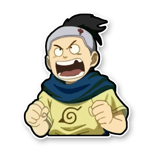 😡 Стикер «naruto life» для Telegram