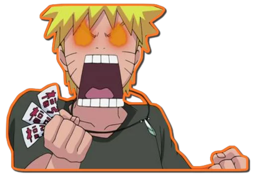 😠 Стикер «NARUTO [รקร]» для Telegram