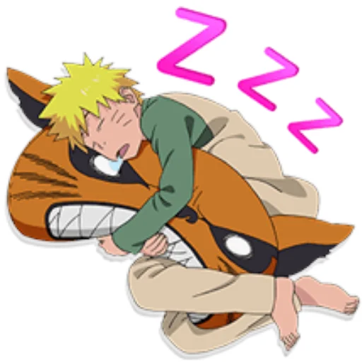 😴 Стикер «naruto cute» для Telegram