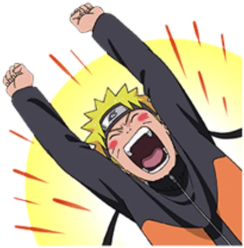 🥳 Стикер «naruto cute» для Telegram