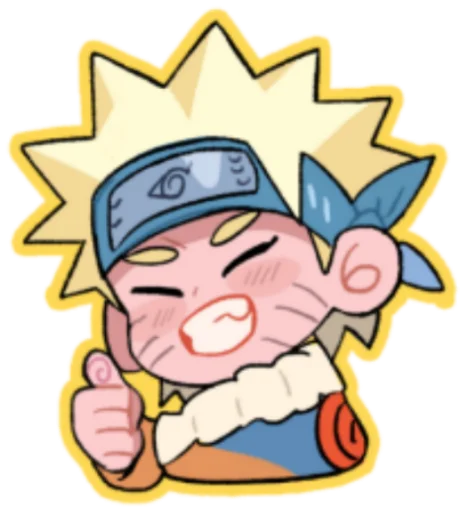 😁 Стикер «naruto cute» для Telegram