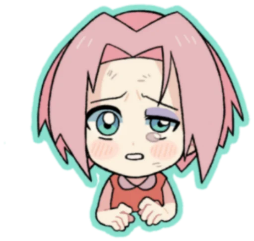 🤧 Стикер «naruto cute» для Telegram