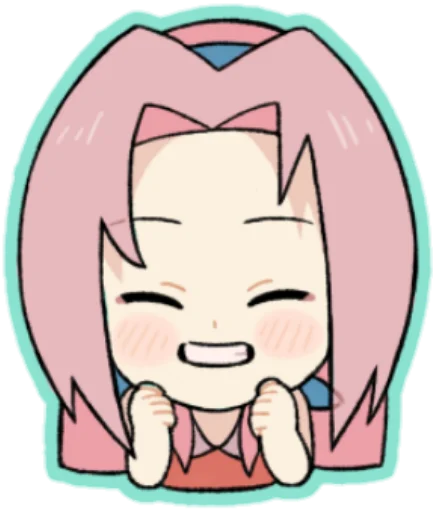 😄 Стикер «naruto cute» для Telegram