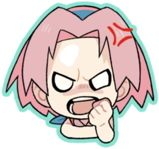 😤 Стикер «naruto cute» для Telegram