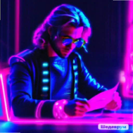 👾 Стикер «Нейро Neuro» для Telegram