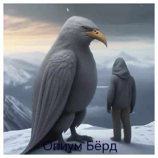🐦 Стикер «Нейро Neuro» для Telegram