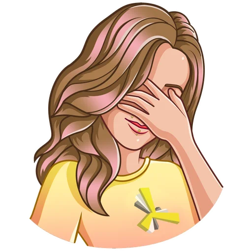 🤦‍♀️ Стикер «Nata and Yana PropellerAds» для Telegram