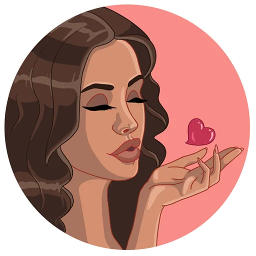 ❤️ Стикер «Natalia» для Telegram