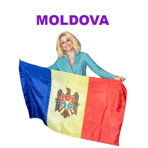 💋 Стикер «Eurovision 2021 Natalia» для Telegram