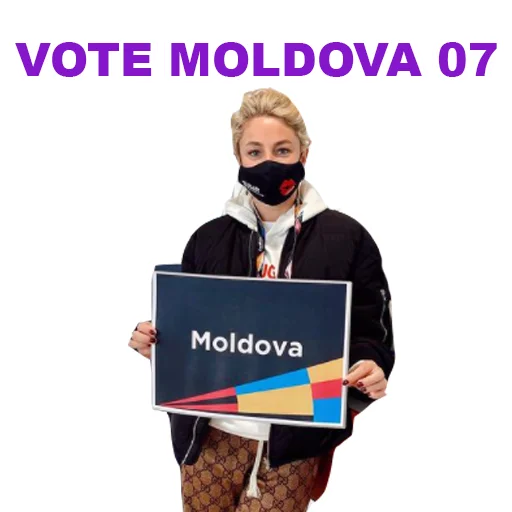 😘 Стикер «Eurovision 2021 Natalia» для Telegram