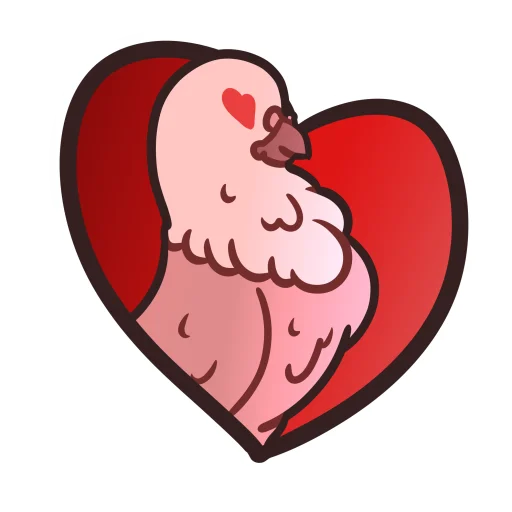 ❤️ Стикер «Наташка ГОЛУБКА» для Telegram