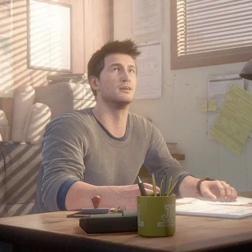 🙄 Стикер «Nathan Drake» для Telegram