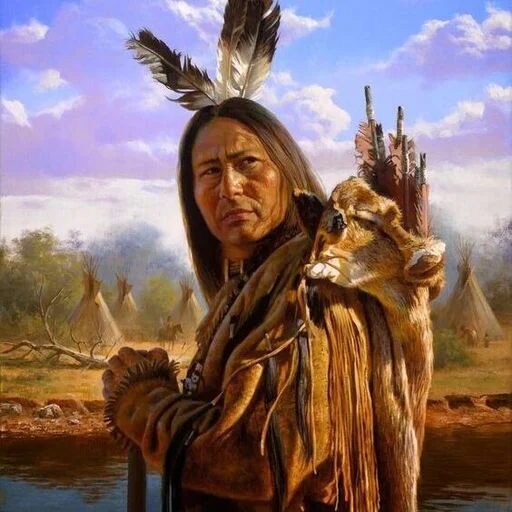 ❤️ Стикер «Native American Love» для Telegram