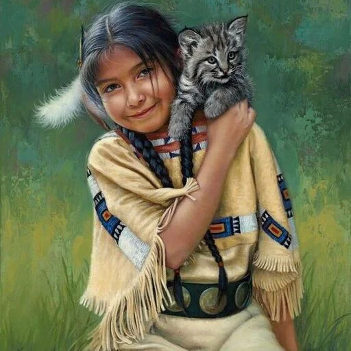 ❤️ Стикер «Native American Love» для Telegram