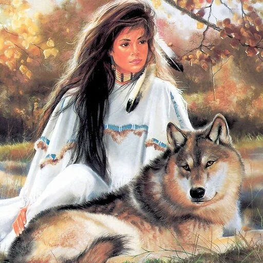 ❤️ Стикер «Native American Love» для Telegram