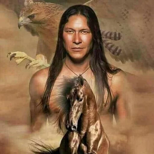 ❤️ Стикер «Native American Love» для Telegram