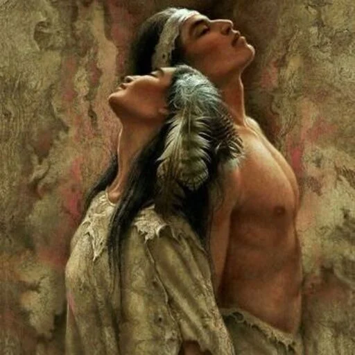 ❤️ Стикер «Native American Love» для Telegram