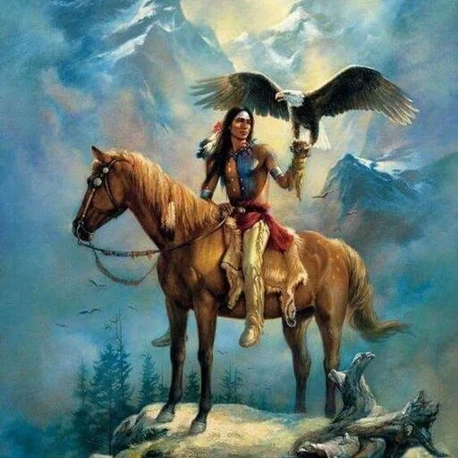 ❤️ Стикер «Native American Love» для Telegram