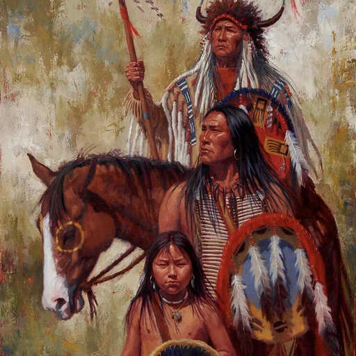 ❤️ Стикер «Native American Love» для Telegram