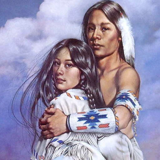 ❤️ Стикер «Native American Love» для Telegram